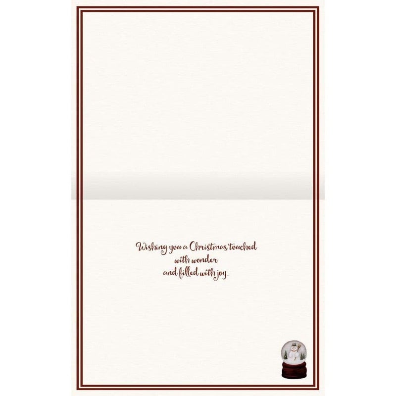 LANG "Snowy Wonder" Boxed Christmas Cards, 12 Cards and 13 Envelopes, Fully Designed Envelopes, Full-Color Artwork Inside and Out, Linen-Embossed Paper Stock, Glitter Embellishment (1004839) - Image 2